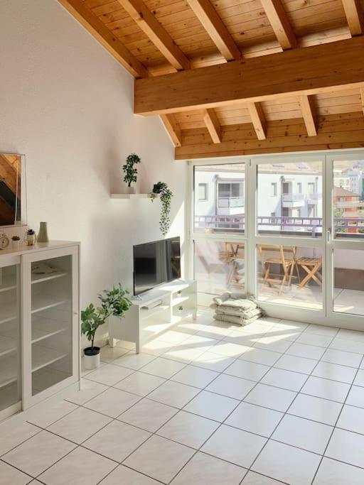 Apartment Charming Penthouse With Veranda In The Center Of Brig-Glis